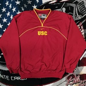 Vintage Team Nike USC Trojans Center Swoosh Pullover Windbreaker